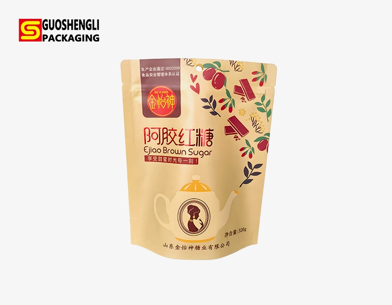 kraft paper stand up pouch